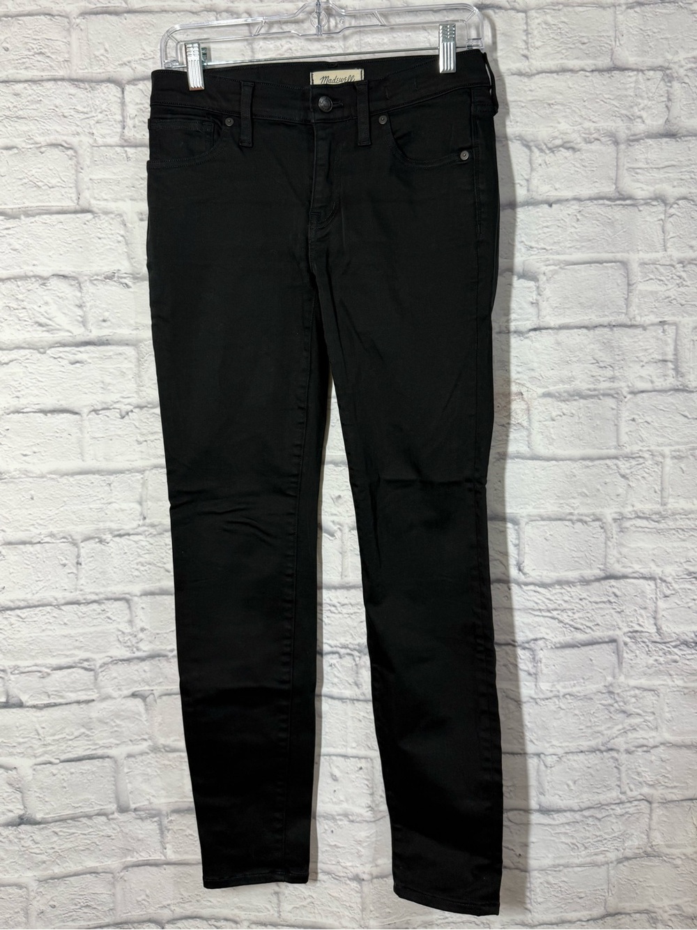 Madewell Black Skinny Jeans - Women's Stretch Denim, 27